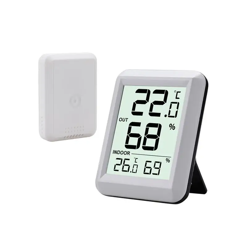 

Цифровой термометр и гигрометр, высокоточный детектор температуры и влажности с ЖК-дисплеем для дома, офиса, школы