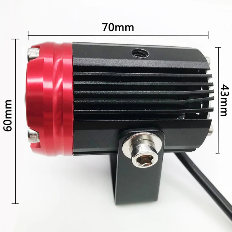 

D2H 2Pcs 12V Fish Eye LED Hawkeye Reverse Backup Light DRL Daytime Running Light Signal Bulb Fog Lamp for Motorcycle Car