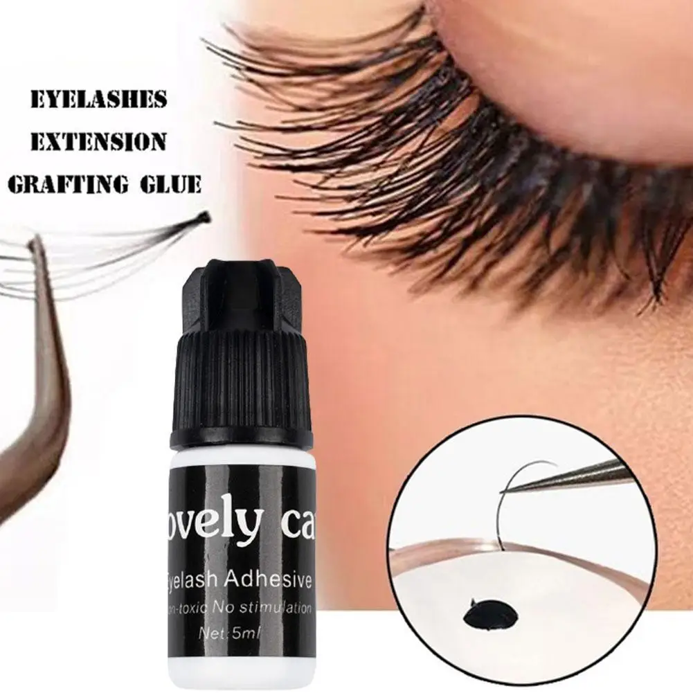 

Eyelash Extension Glue Strong Adhesive For Semi Permanent Fast Powerful Eyelash Lash Adhesive Drying 5ml Glue Extensions X3B5