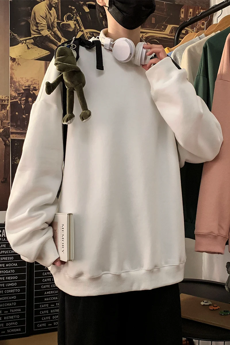 

Quality Brand Men Hoodie 2021 Autumn Hip Hop Streetwear Men Pullover Sweatshirts Hoodies Mens Solid Color Hoodie Male WY90392796