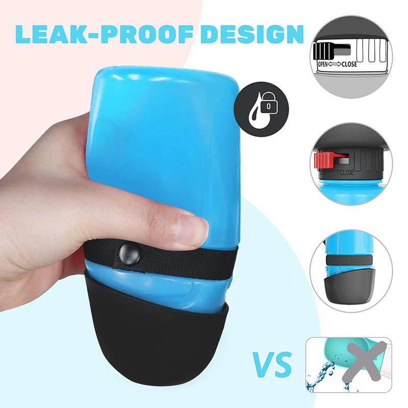 

Portable Dog Water Bottle Foldable Pet Feeder Bowl Water Bottle Pets Outdoor Travel Drinking Dog Bowls Drink Bowl Dogs BPA Free