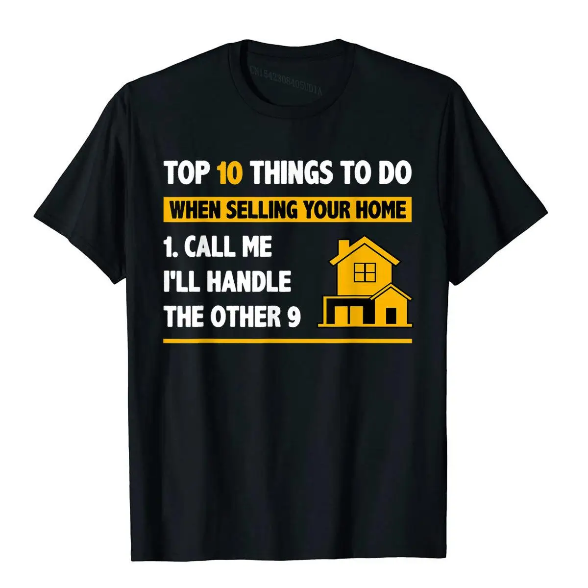 

Топ 10 вещей, которые нужно сделать при продаже, забавная футболка с рисунком вашего дома, новинка, хлопковые мужские Топы И Футболки, популяр...