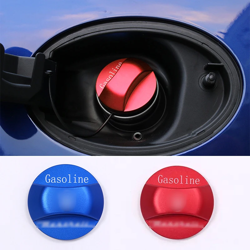 

Aluminum Alloy Gasoline Fuel Tank Button Cover Fuel Cap Warning Sticker,For Maserati Levante 2016-2021 Car Accessories(With LOGO