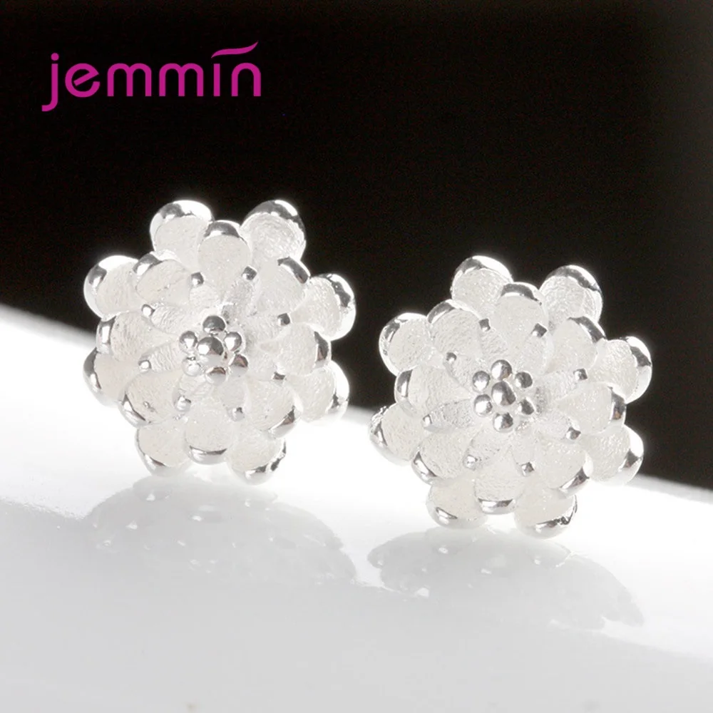 Модный Ювелирный Набор для женщин кулон в виде цветка ожерелье кольцо