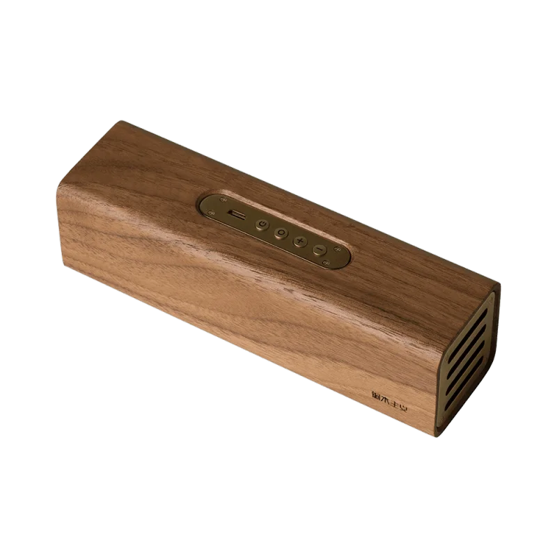 Белый Xiaomi Tongshifu медный Woodism Bluetooth динамик AI динамик орех Дерево двухканальный дизайн Домашний Беспроводной смарт-динамик - Цвет: Белый