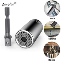universal hardware torque wrench head set socket sleeve in wrench 7 19mm spanner key magic grip portable multi hand tools 2019