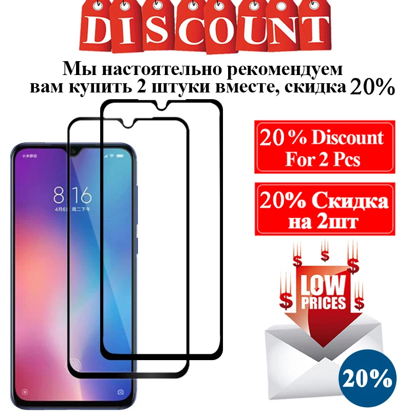 Защитное стекло на Xiaomi mi 9 t 9se cc9 cc9e бронированный протектор экрана xia t9 Cc
