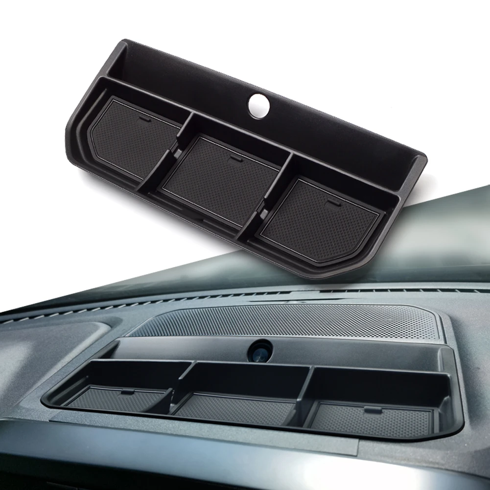 

Smabee Car Dashboard Storage Box fit for 2021 Ford F-150 F150 Accessories Center Console Organizer Phone Holder Stowing Tidying