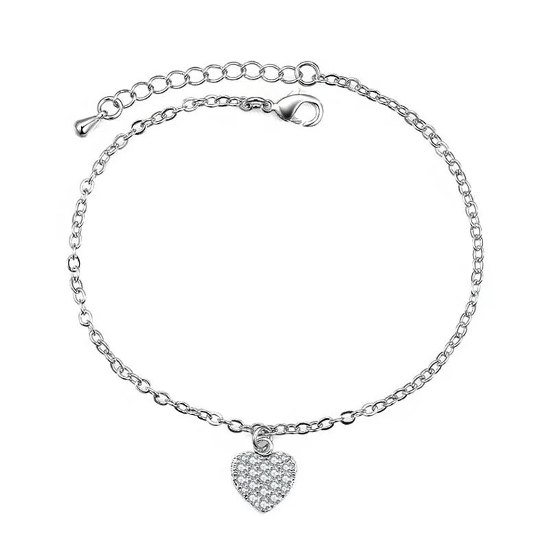 Jinzeyi браслет для женщин модные вечерние регулируемые персиковый в форме сердца