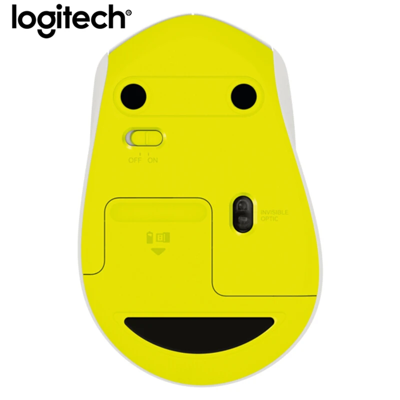 Беспроводная мышь Logitech M280 бесшумная офисная с USB нано приемником 1000 точек/дюйм