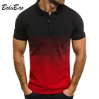 Мужская Однотонная рубашка-поло BOLUBAO, Повседневная футболка с коротким рукавом, летняя одежда