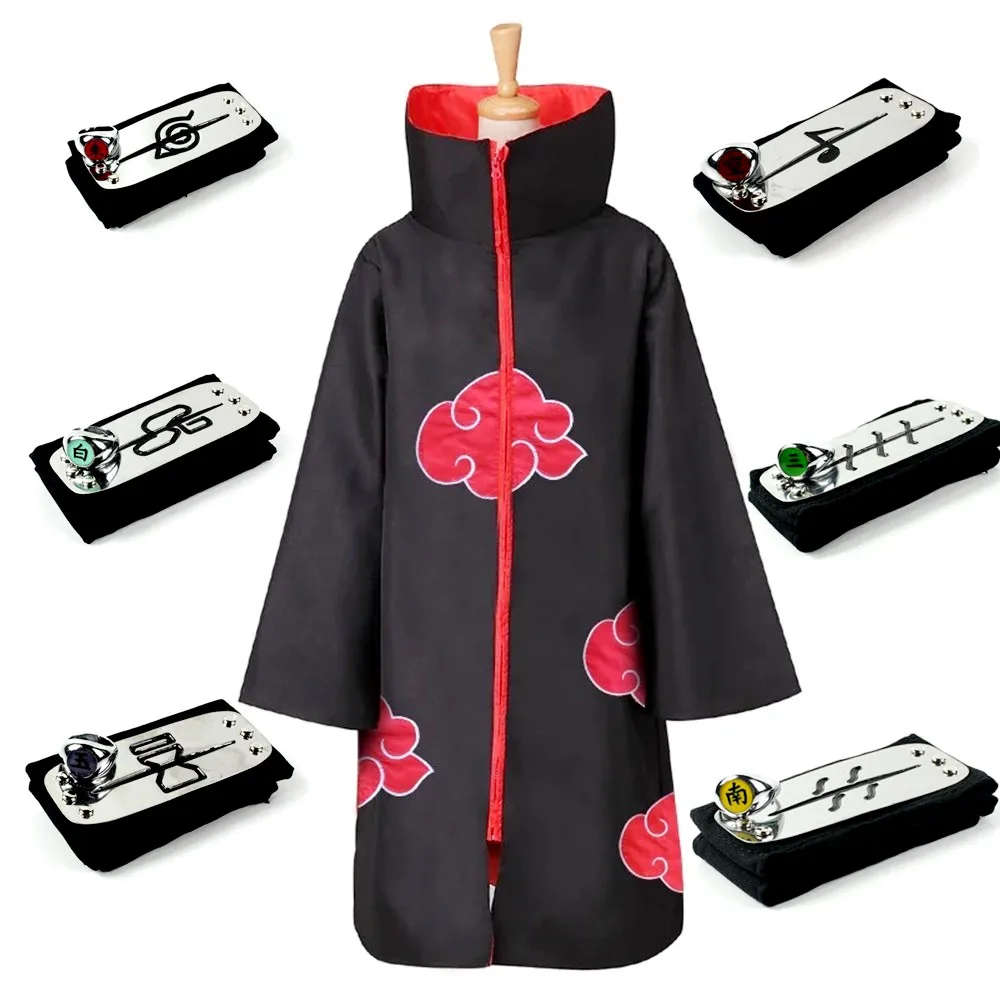 

Kids Adlut Hapyto Anime Akatsuki Cloak Hawk Snake Uchiha Itachi Cosplay Costume