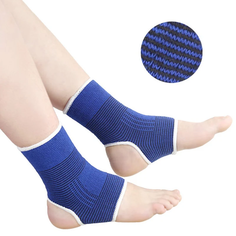 

1 Pair Ankle Foot Support Sleeve Pullover Wrap Elastic Sock Compression Wrap Sleeve Bandage Brace Support Protection Pain Relief