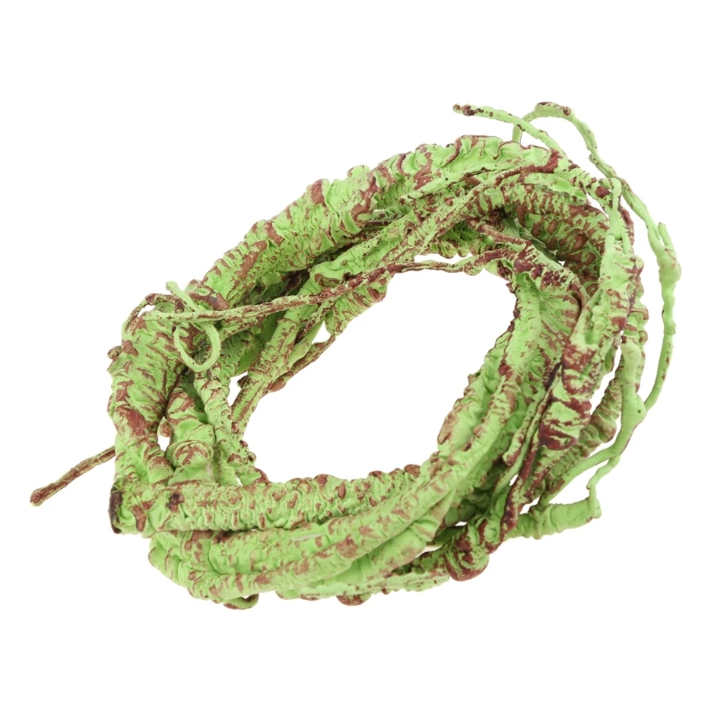 Artificial Rattan Reptile Box Case Decoration Lizard Green Plants Jungle Habitat | Дом и сад