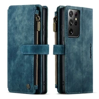 flip leather phone case for samsung s21 s20 s10 s9 s8 a52 a72 a12 a22 a32 a51 a71 a50 a50s note 20 10 zipper wallet card cover