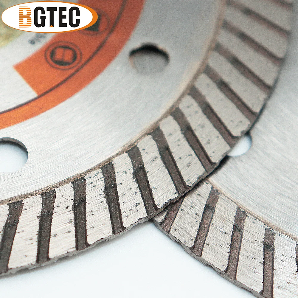 BGTEC 5 шт. 4 дюйма Алмазные горячепрессованные алмазные супертонкие турбопильные