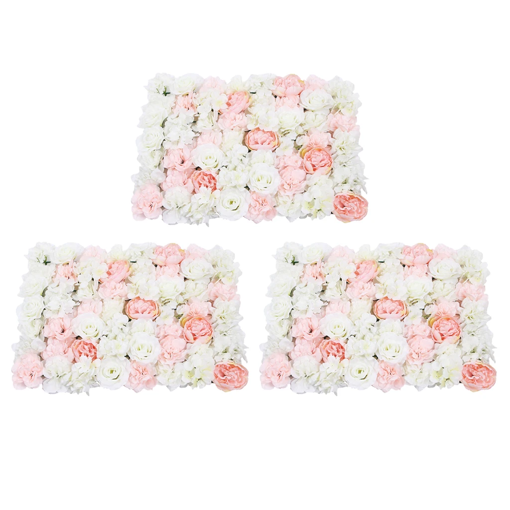 1 упаковка из 3 шт. Романтический искусственный цветок на стену свадебное