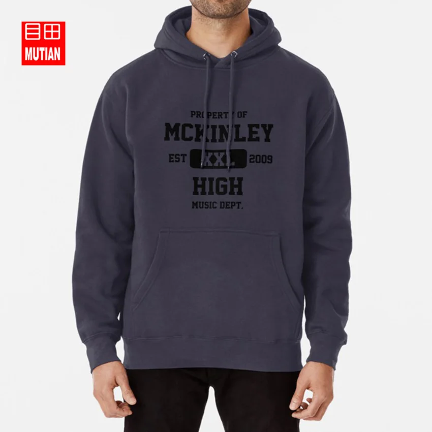 Свойство McKinley High Music Department Glee толстовки с капюшоном хор ТВ школы|Мужские и