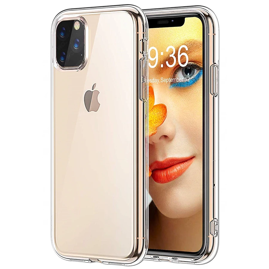 Чехол из ТПУ для Apple iphone XS Max XR 11 pro max Coque Fundas чехол Защитный X 10 7 8 9 6 6S Plus силиконовый