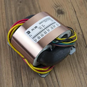 Предусилитель для вакуумной трубки 12AX7 12AU7, 55 Вт, трансформатор с выходом 0-180в-250в-330в0-6,3 В0-6,3 В, R-образный аудио трансформатор