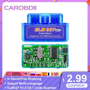XTOOL elm327 pic18f25k80 Bluetooth v1.5 Супер Мини ELM 327 OBD2 для Android считыватели кодов крутящего момента Авто сканер инструмент диагностики автомобиля обд сканер для авто
