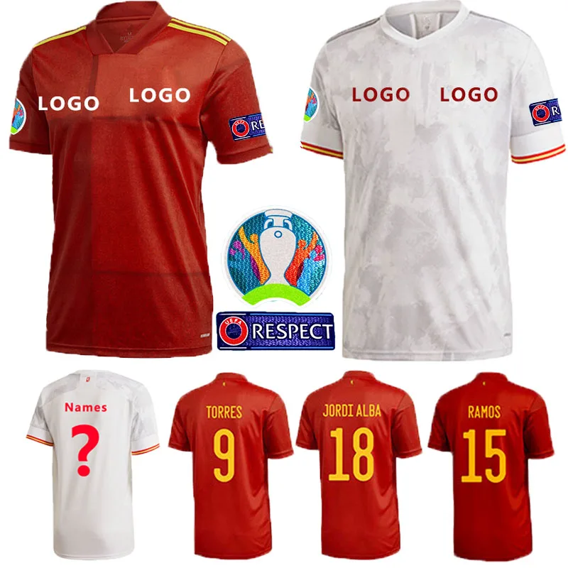 

2021 Spain Soccer Jersey Camiseta Espaa PACO MORATA Torres A.INIESTA PIQUE THIAGO 20 21 European Cup ALCACER SERGIO ALBA