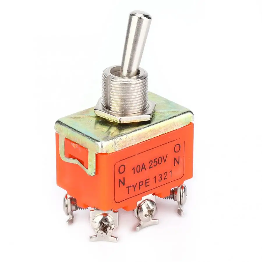 Переключатель 2 шт. переключатель двигателя постоянного тока CW CCW 6 контактный 250 в