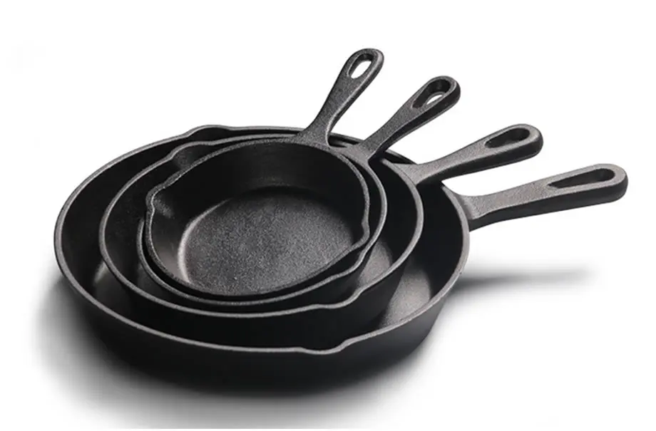 

Cast Iron Non-stick 14-20CM Skillet Frying Pan for Gas Induction Cooker Egg Pancake Pot Kitchen&Dining Tools Cookware