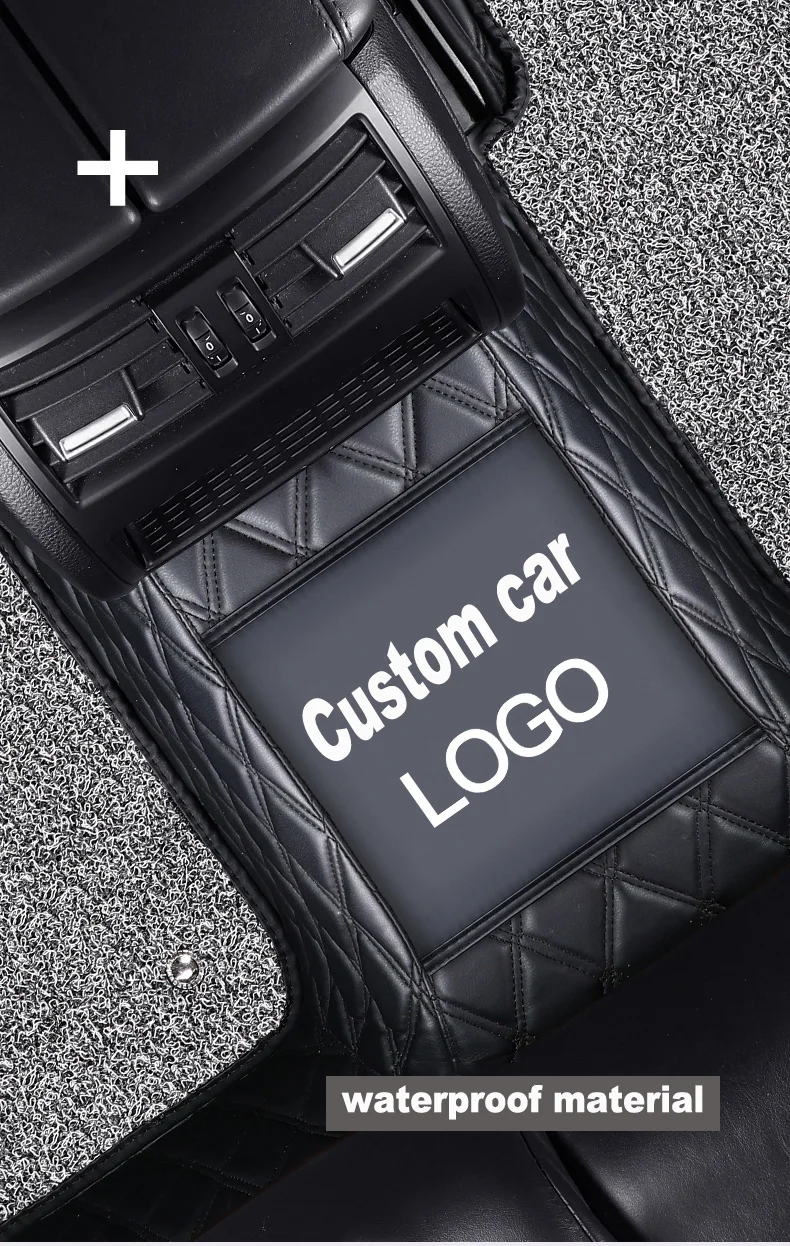 CARFUNNY Водонепроницаемые кожаные автомобильные коврики для Ford Mondeo Fusion S-MAX F150 SVT Rapto