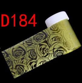 D184 233 Тип 4*100 см голографические наклейки из фольги для переноса ногтей слайдер Радужная зимняя наклейка s для маникюра Nailart украшения(2 - Color: D184
