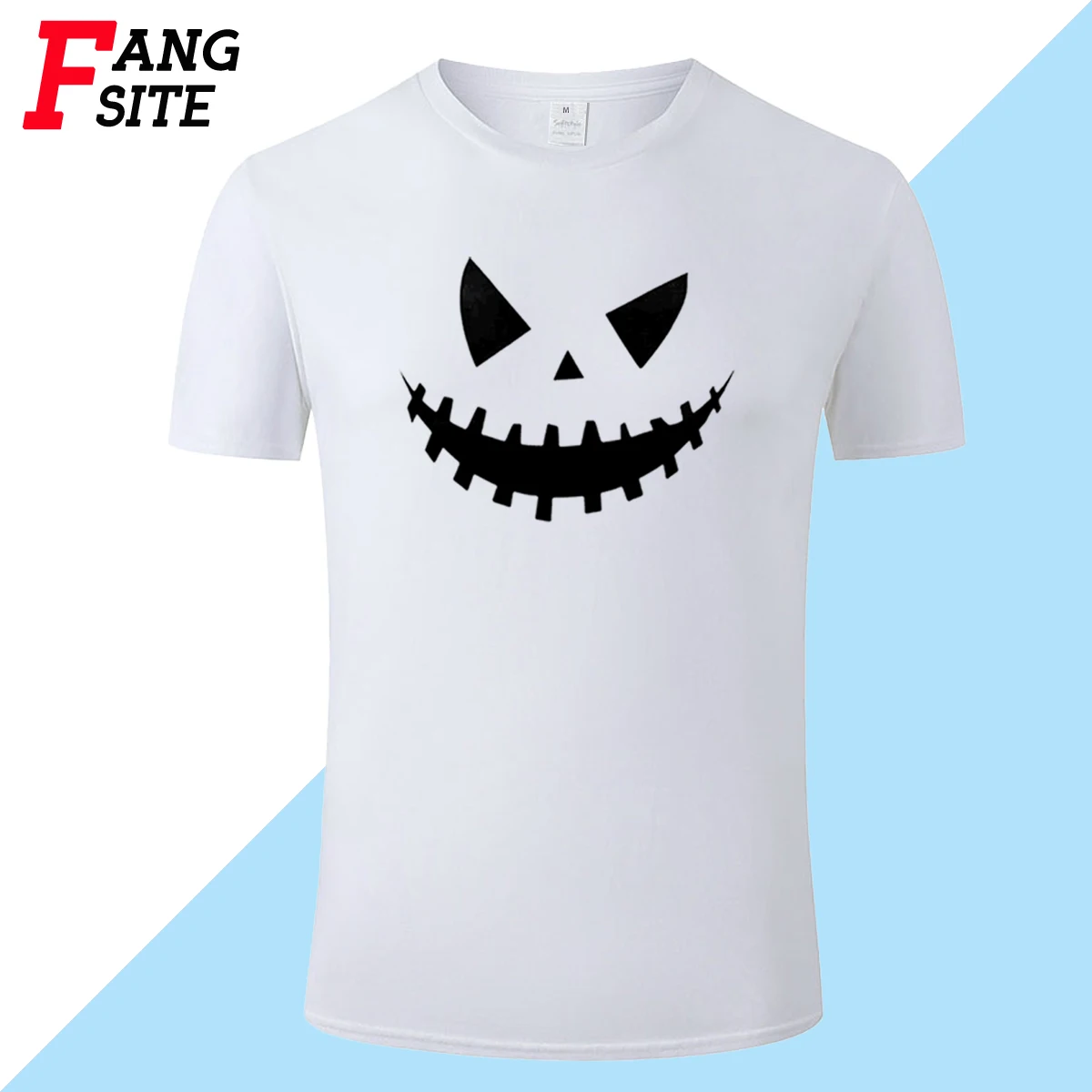 

Базовая футболка с 10-цветным принтом, лето 2021, футболки с принтом для пары, забавная футболка из чистого хлопка в стиле хип-хоп для Хэллоуина ...