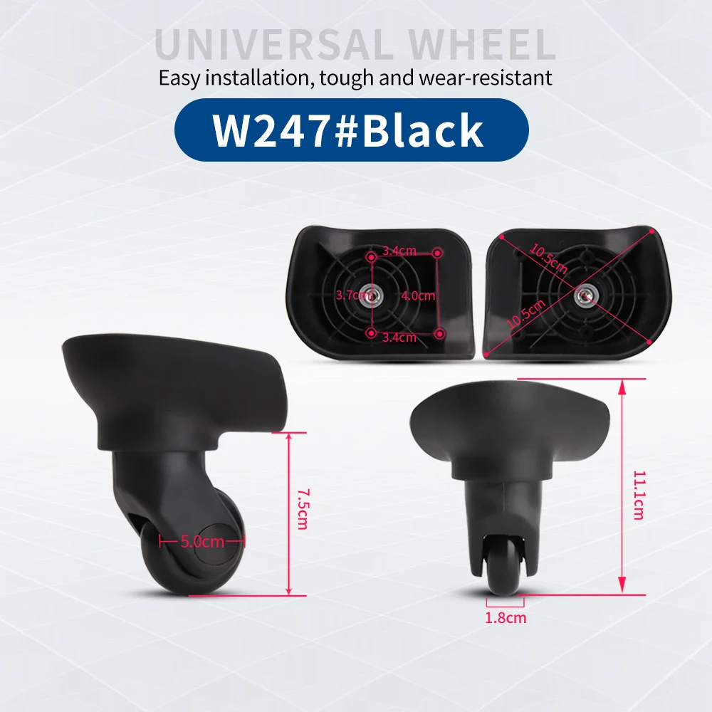 TANGYIPIN W247 Wheels luggage trolley case repair caster suitcases accessories high-end silent universal customization wheel