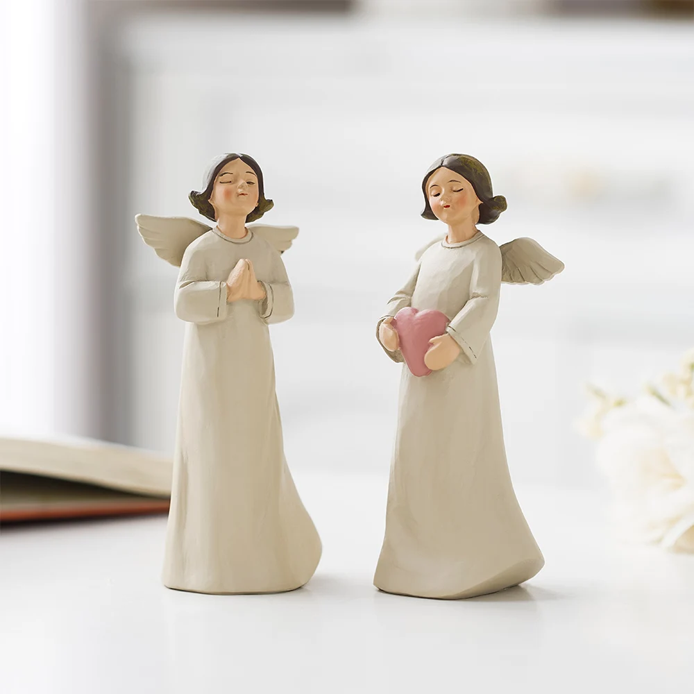 Скандинавский ангел статуэтка модели искусства винтажный аксессуар для