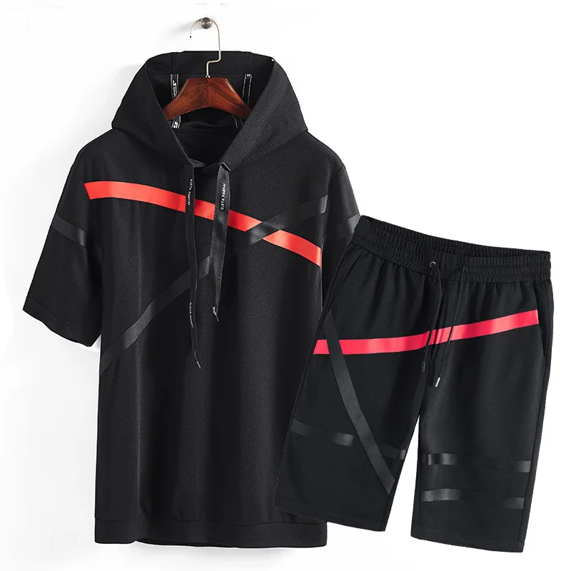 Новый Повседневный модный костюм полосатый вязаный летний круглый вырез широкий