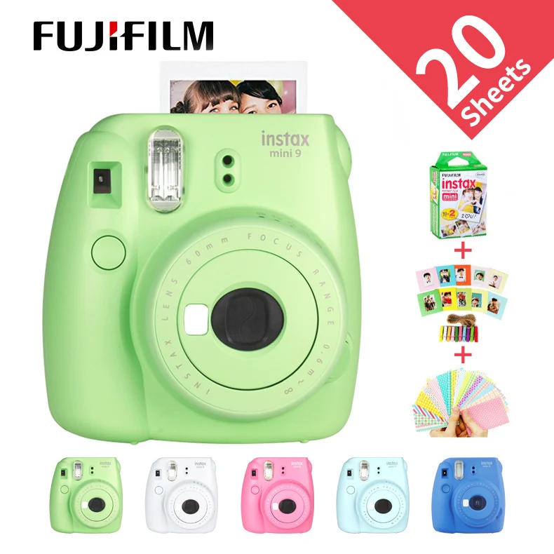 Fujifilm InstaxMini 9 Бесплатный подарок для Polaroid InstantPhoto Camera FilmPhoto Camerain 5 видов цветов мгновенная фотокамера