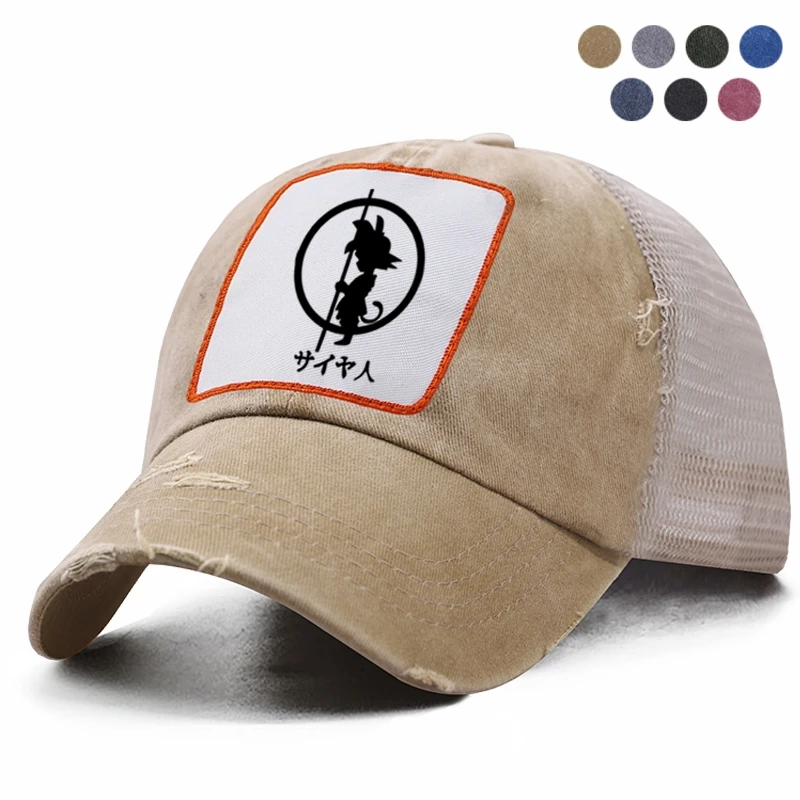 Модная кепка японского аниме Dragon Ball мужские бейсболки женская в стиле хип хоп