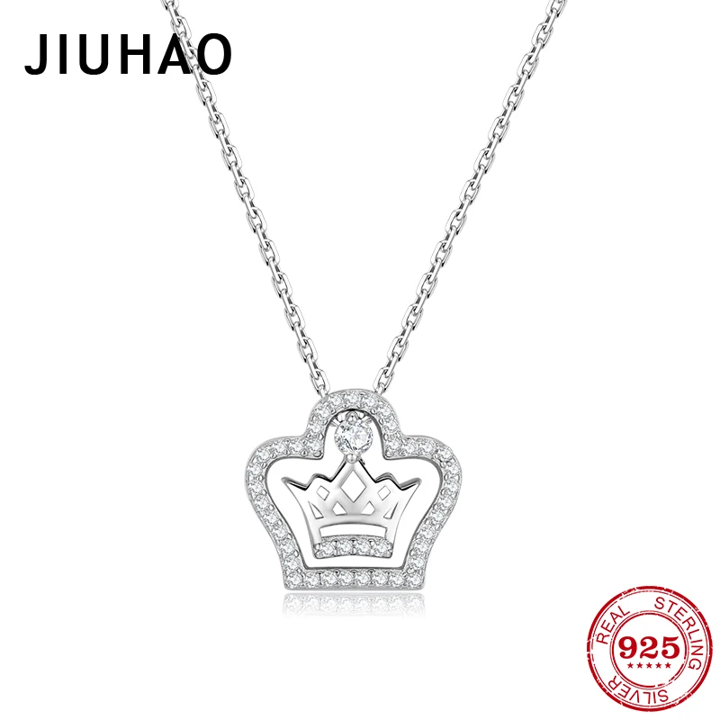 Женское ожерелье из серебра 100% пробы с фианитом|Ожерелья| |