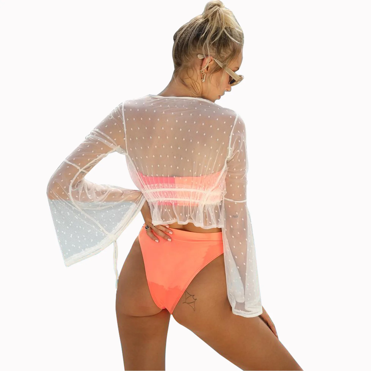 

Beach Cover Up Lace Coverup Dress Vestido Livre Swimsuit Wear Swimwear White Lace Women Beachwear Beach Dress Saida De Praia