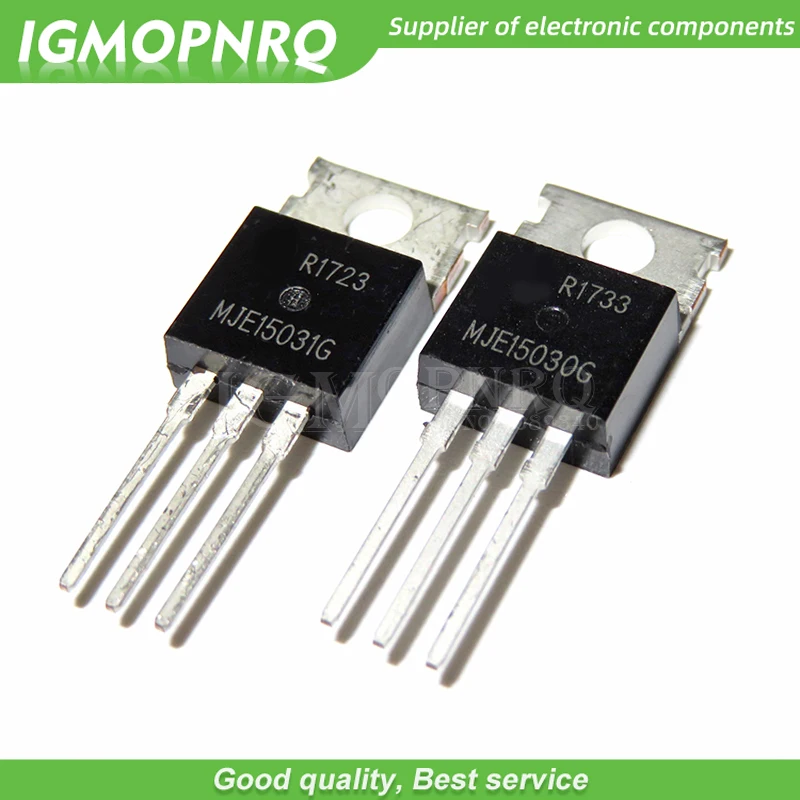 10 пар 20 шт. (10 шт. MJE15030G + 10 шт. MJE15031G ) MJE15031 MJE15030 TO-220 TO220