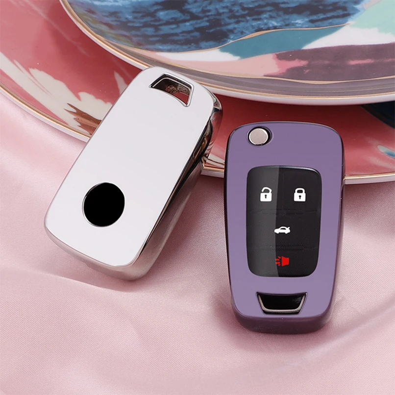 

Full Sealed Soft High-Quality TPU Smart Remote Car Key Case Cover Holder Protector For Chevrolet Cruze Malibu Trax Impala Buick
