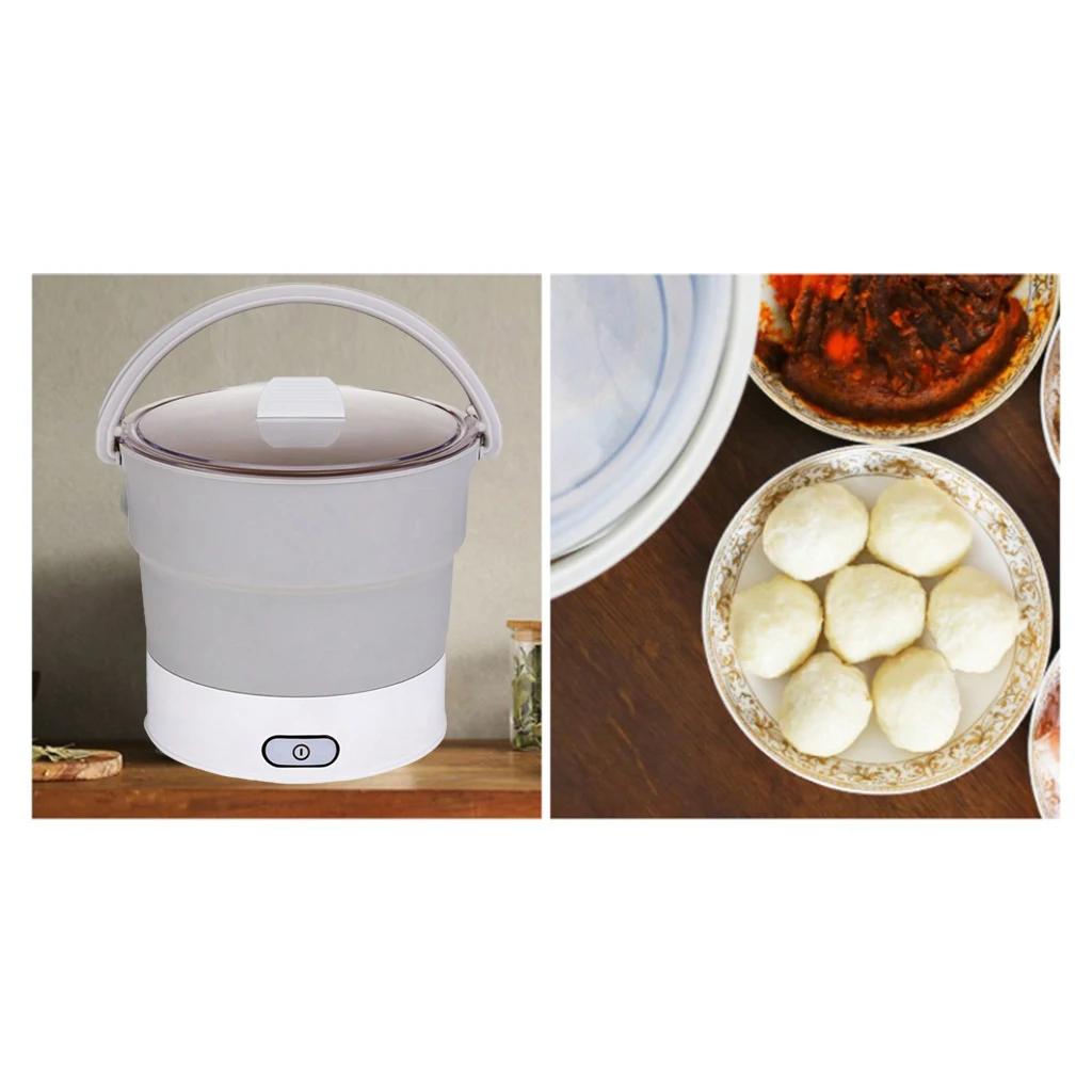 

Portable Electric Hot Pot Steamer Dormitory Party Stainless Steel Base