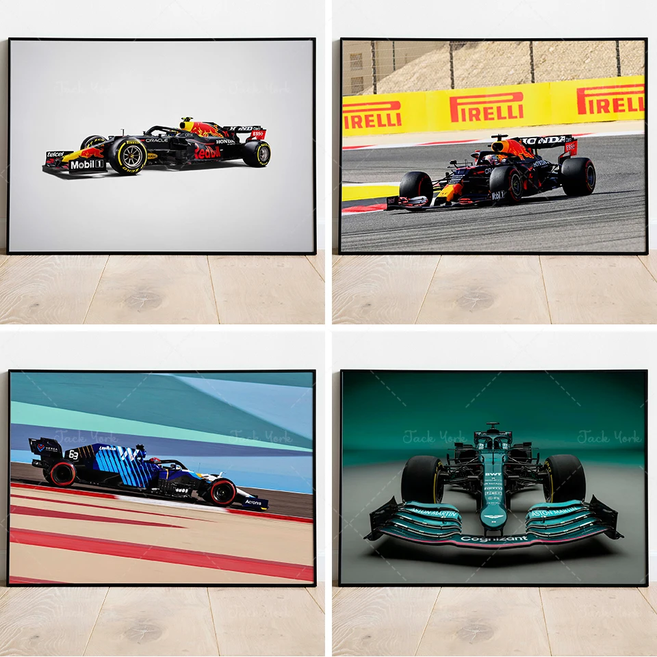 

2021 Car Grand Prix Formula 1 Print Poster