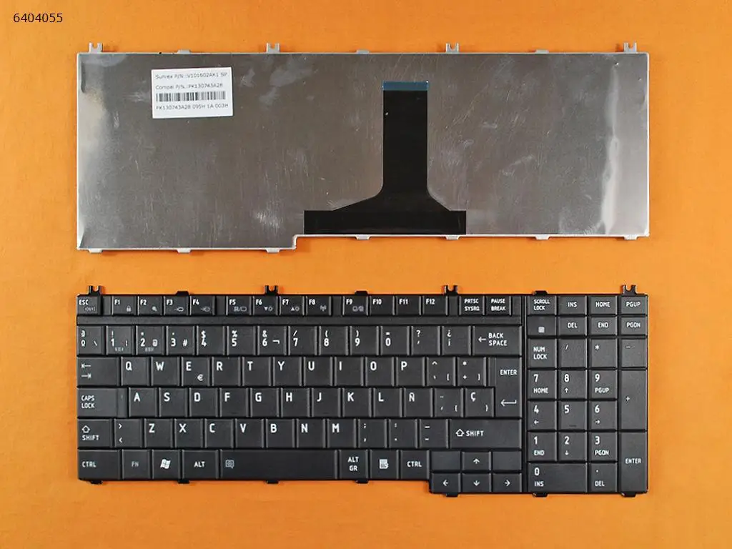 

SP Spanish New Keyboard for TOSHIBA Satellite A500 A500D A505 A505D P500 P500D P505D P505 P300 P300D P305 P305D F501 Laptop