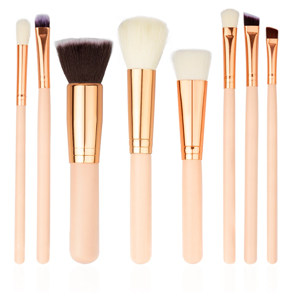 

Набор профессиональных кистей для макияжа, белые кисти для консилера, основы, румян, пудры, смешанные Косметические кисти для макияжа, кисти...