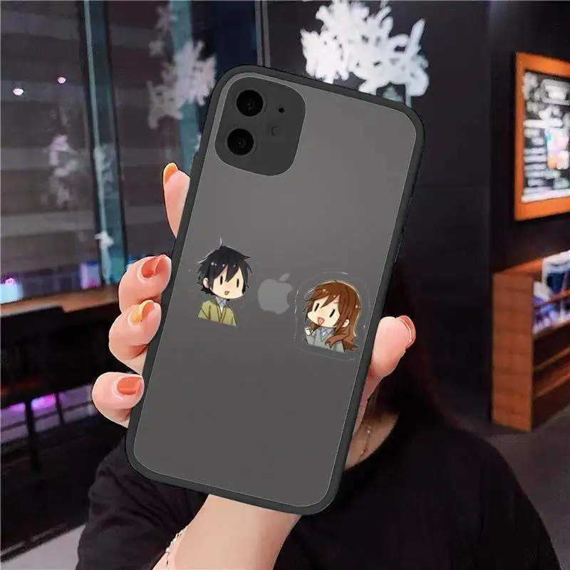 

Anime Horimiya Miyamura Izumi Phone Cases Matte Transparent for iPhone 7 8 11 12 s mini pro X XS XR MAX Plus cover funda shell
