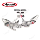 Регулируемая подставка для ног ARASHI Racing CNC, педаль тормоза для всадника заднего вида для DUCATI Panigale V4  S  R 2018 2019 2020 2021