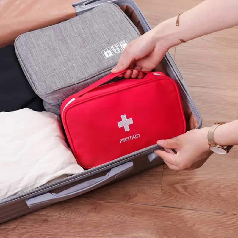 NEW First Aid Kit Emergency Medical aid kit bag Waterproof Car kits Outdoor Travel Survival Empty | Безопасность и защита
