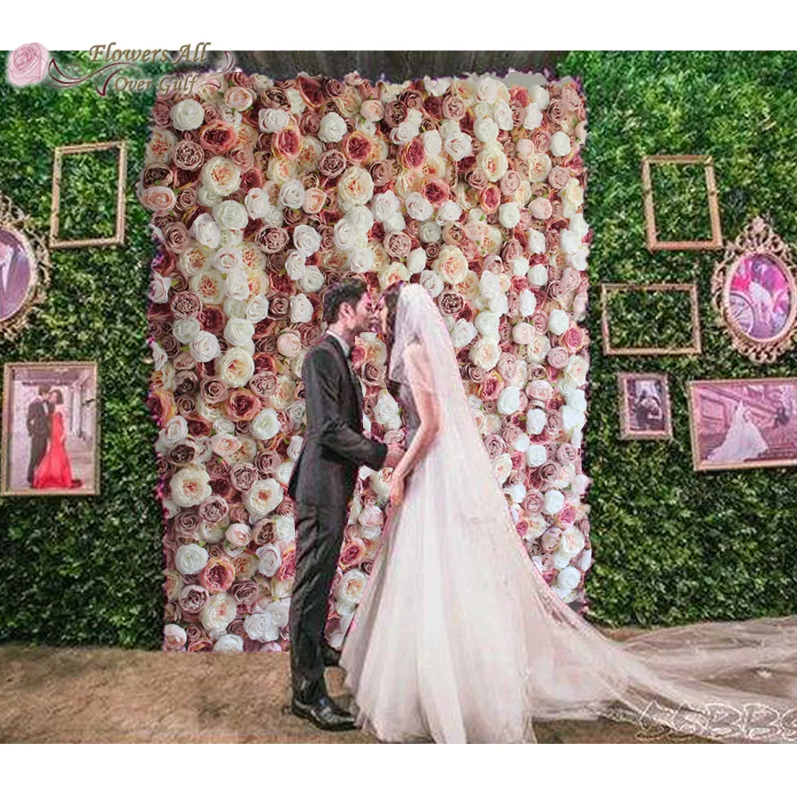 3D искусственные цветы настенная панель свадебное украшение на стену свадебный