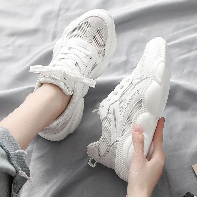 Новинка 2019 года сезон весна женская спортивная обувь сетчатая красная Новая