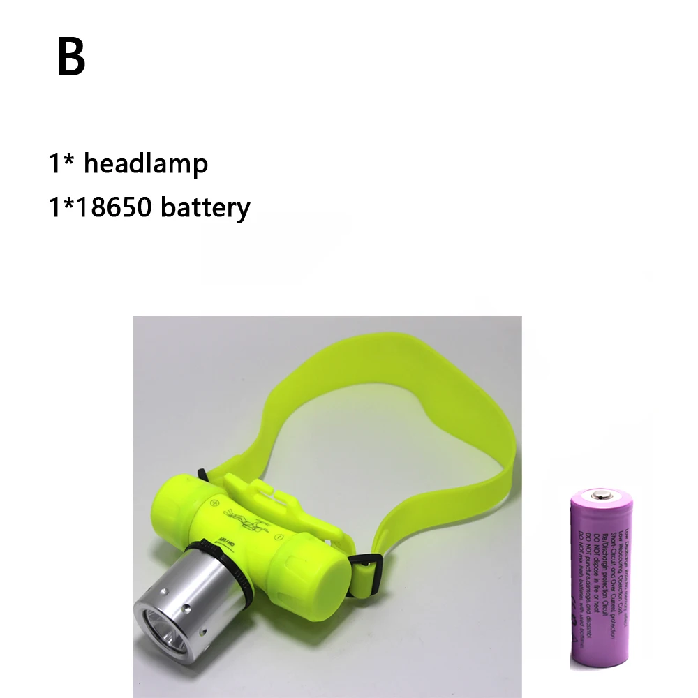 

DAOZHIMEI Водонепроницаемый налобный фонарь T6 3800 люмен